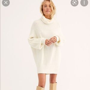 Free people Cocoa sweater dress